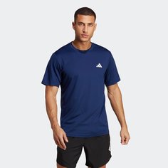 Футболка adidas, размер XL, темно-синий