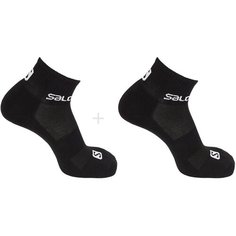 Носки Salomon Evasion 2-pack, комплект, 2 пары, размер M, черный