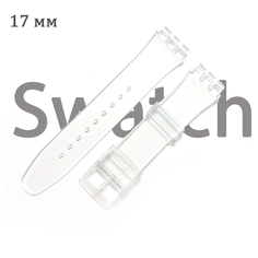 Ремешок swatch, фактура матовая, прозрачный