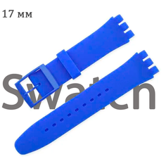 Ремешок swatch, фактура матовая, светло-синий