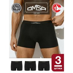 Трусы Omsa, размер 54(3XL), черный (nero)