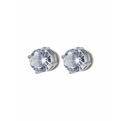 Серьги клипсы OTOKODESIGN, серебристый