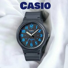 Наручные часы CASIO, голубой, черный