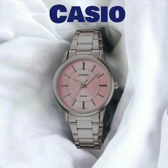 Наручные часы CASIO, розовый, серый