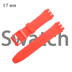 Ремешок swatch, фактура матовая, красный