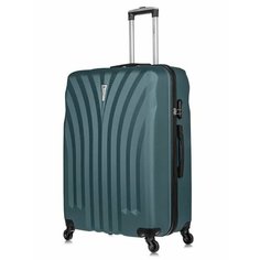 Чемодан Lcase Phuket, 134 л, размер L, темно-зеленый