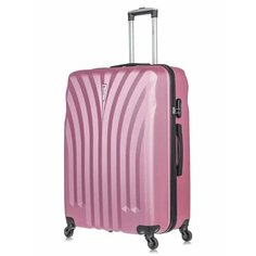 Чемодан Lcase Phuket, 108 л, размер L, розовое золото