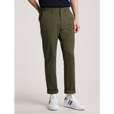 Брюки классические TOMMY HILFIGER Denton, размер 32/34, хаки