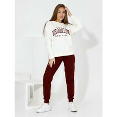 Костюм спортивный Osmi Style, размер 48, бордовый