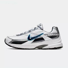 Кроссовки NIKE Initiator, размер 45.5 EU, белый/синий/серый