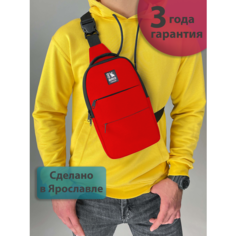 Сумка кросс-боди DoBro, фактура гладкая, красный