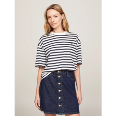 Футболка TOMMY HILFIGER, размер L, White/Desert Sky
