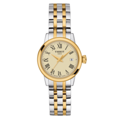 Наручные часы TISSOT T-Classic, бежевый, серебряный, золотой