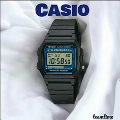 Наручные часы CASIO, черный, синий