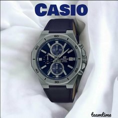 Наручные часы CASIO, синий, серый