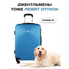 Чемодан PROFFI Tour Space, 62 л, размер M, синий