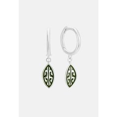 Серьги с подвесками Nana, серебро, 925 проба, , зеленый Nana
