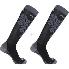 Носки Salomon S/ACCESS, комплект, 2 пары, размер L, черный/серый