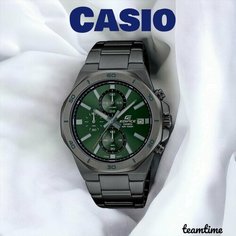 Наручные часы CASIO, черный, зеленый