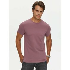 Футболка AGWI мужская, размер S, розово-коричневый