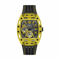 Наручные часы GUESS, черный/желтый