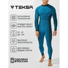 Комплект термобелья Teksa, размер 48;50, синий/черный