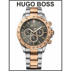 Наручные часы BOSS, серебристо-золотистый