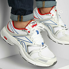 Кроссовки Reebok Premier Road Plus VI, размер 9 US, белый/бежевый/красный