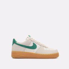 Кроссовки NIKE Air Force 1 07 LV8, размер 12.5US, бежевый/зеленый