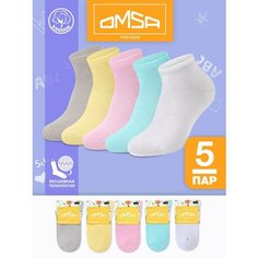 Носки Omsa 5 пар, размер 35-38 (20-22), , мультиколор
