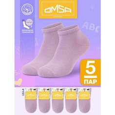 Носки Omsa размер 35-38 (20-22), , сиреневый