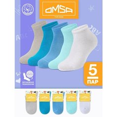 Носки Omsa 5 пар, размер 35-38 (20-22), , мультиколор