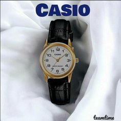 Наручные часы CASIO, золотой, белый