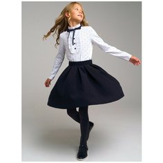 Школьная блуза playToday, размер 152, белый