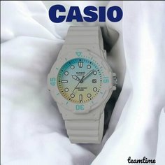 Наручные часы CASIO, белый, голубой