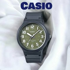 Наручные часы CASIO, зеленый, черный