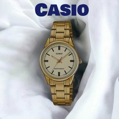 Наручные часы CASIO, золотой, белый