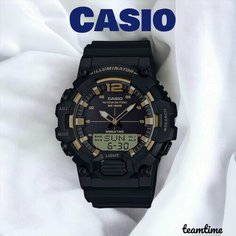 Наручные часы CASIO, золотой, черный