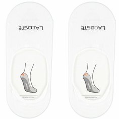 Подследники LACOSTE, комплект, 2 пары, размер T6, белый