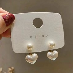 Серьги, размер 10 мм Нет бренда