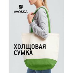 Сумка шоппер molti, зеленый