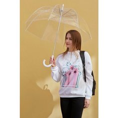 Зонт-трость molti, прозрачный