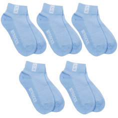 Носки RuSocks Базовая коллекция, 5 пар, размер 24, , голубой