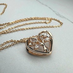 Славянский оберег, колье XUPING JEWELRY, циркон, золотой