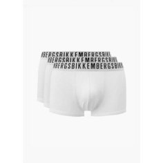 Трусы BIKKEMBERGS Classic, комплект из 3 шт., размер L, white