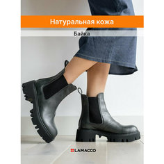 Ботинки челси LAMACCO, размер 39, серый, черный