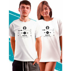 Футболка Misfits Мисфитс, размер S, белый Phil Shop