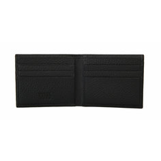 Портмоне Petek 1855, фактура зернистая, черный