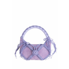 Сумка багет IMAKEBAGS, фиолетовый