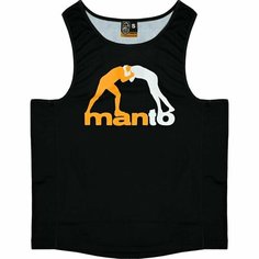 Майка Manto, размер XXL, желтый, черный